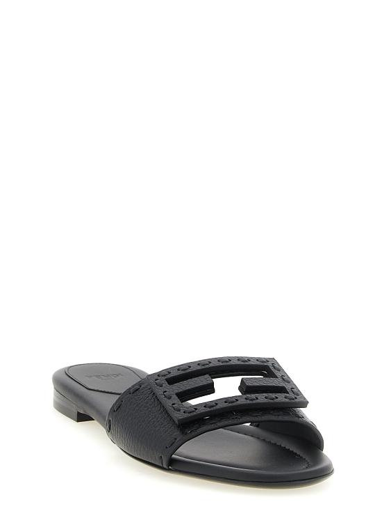26FW 펜디 샌들 바게트  블랙 - FENDI