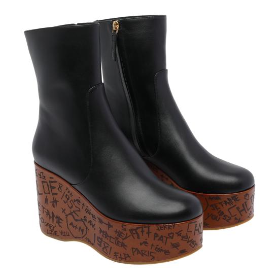 26FW 끌로에 부츠 CH25W15DUK 001 Black - CHLOE