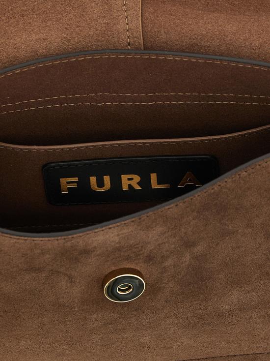 26FW 훌라 토트백 플로우 M 핸드백 브라운 - FURLA