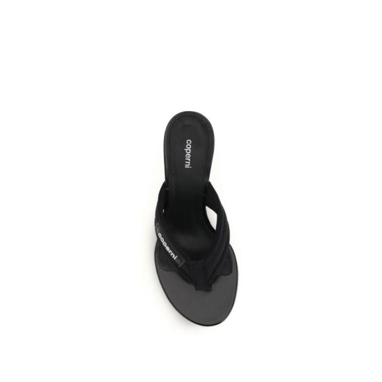  코페르니 샌들 리프트 플립플롭 웨지  블랙 - COPERNI