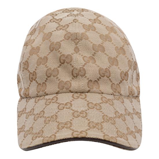 26FW 구찌 GG 코튼 캔버스 베이스볼 캡 875733 3HBMD9664 Beige