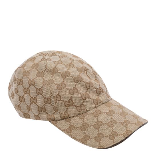 26FW 구찌 GG 코튼 캔버스 베이스볼 캡 875733 3HBMD9664 Beige - GUCCI