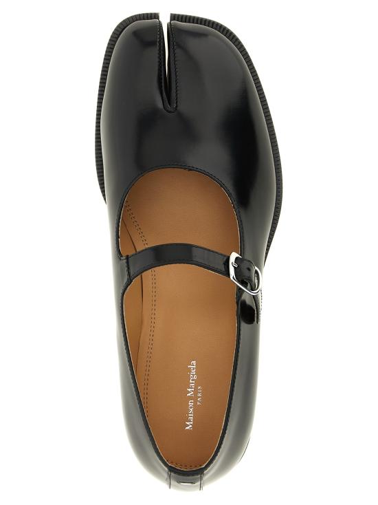 26FW 마르지엘라 로퍼 타비 시티 플랫 슈즈 블랙 - MAISON MARGIELA