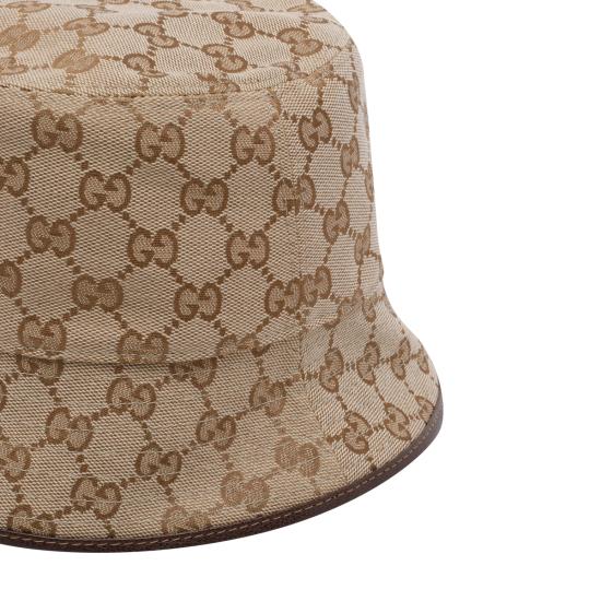 26FW 구찌 GG 코튼 캔버스 버킷 햇 875740 4HBJS9664 Beige - GUCCI