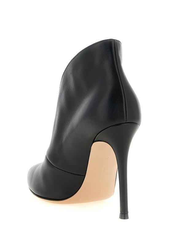 26FW 지안비토로시 부츠 뱀프  및 앵클  블랙 - GIANVITO ROSSI