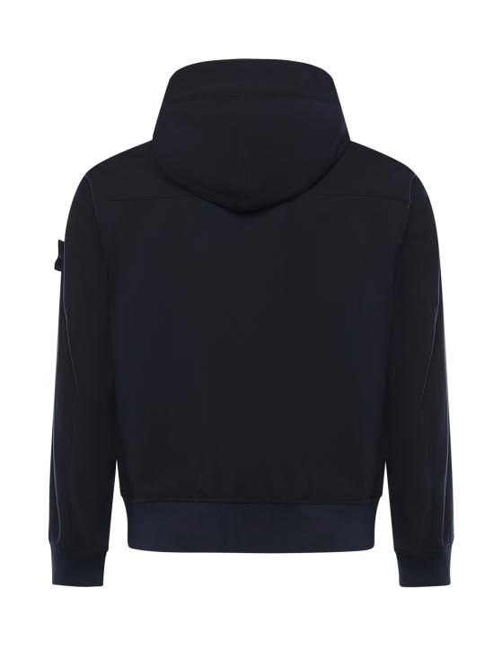 26FW 스톤 아일랜드 와펜패치 소프트쉘 후드 자켓 L1S154100118 S0A22V0020 BLUE - STONE ISLAND