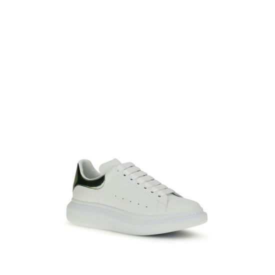 26SS 알렉산더 맥퀸 스니커즈 송아지 가죽 보스 타우러스 플랫폼  화이트 - ALEXANDER MCQUEEN