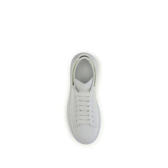 26SS 알렉산더 맥퀸 스니커즈 송아지 가죽 보스 타우러스 플랫폼  화이트 - ALEXANDER MCQUEEN