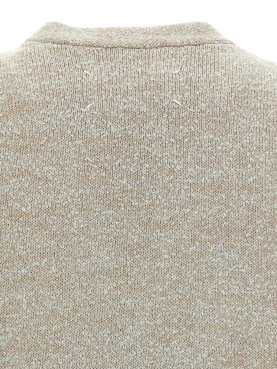  마르지엘라 베스트 메종  코튼 슬리브리스 스웨터  베이지 - MAISON MARGIELA