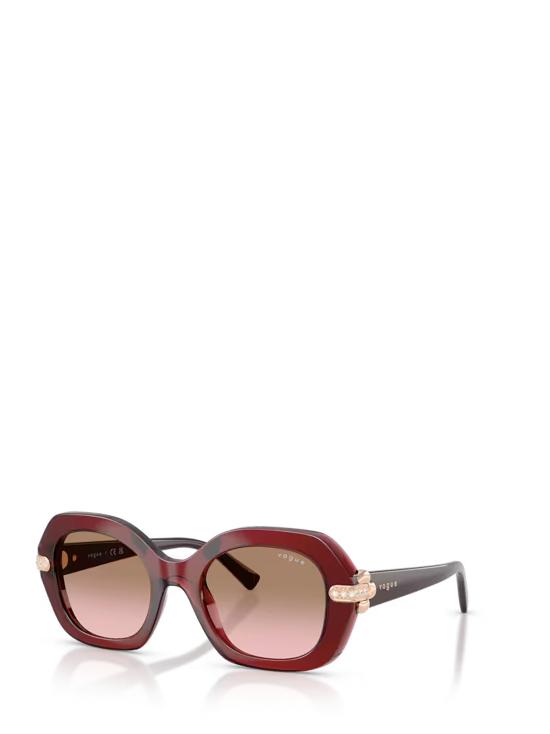 26FW 보그 선글라스 VO5706SB 328614 TRANSPARENT BORDEAUX - VOGUE