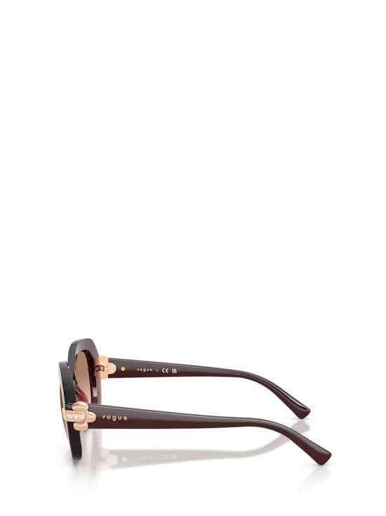 26FW 보그 선글라스 VO5706SB 328614 TRANSPARENT BORDEAUX - VOGUE