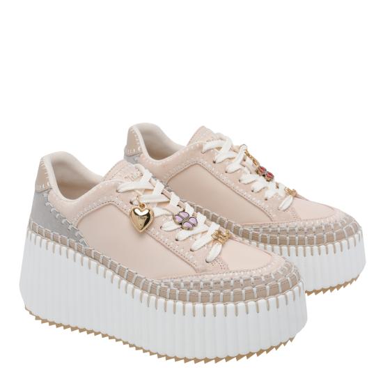 26FW 끌로에 스니커즈 CH26U02IWW 092 Beige - CHLOE