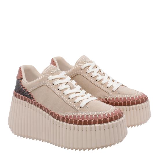 26FW 끌로에 스니커즈 CH26A02IYK 236 Beige - CHLOE