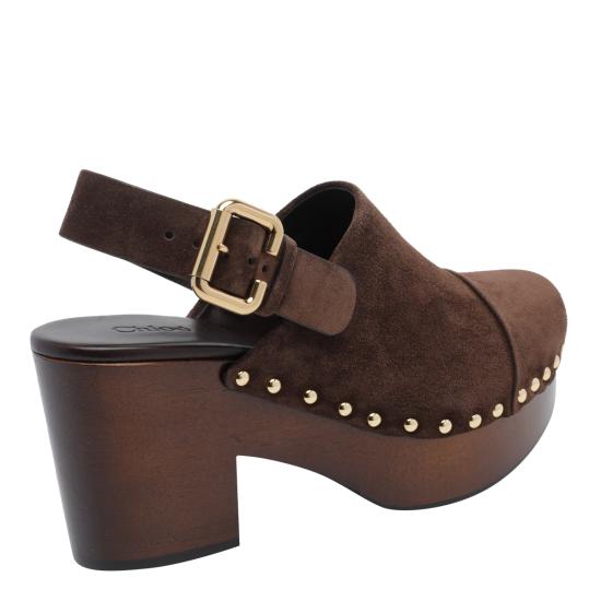 26FW 끌로에 힐/펌프스 CH26U10VRY 27Z Brown - CHLOE