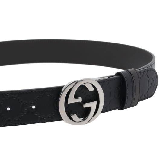 26FW 구찌 벨트 473030 CWCWN1070 Black - GUCCI