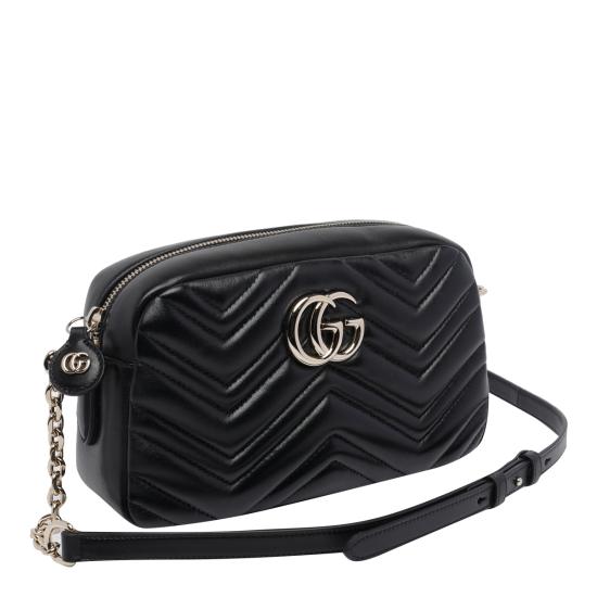 26FW 구찌 GG 마몽 스몰 카메라 백 855273 AAFXD1000 Black - GUCCI