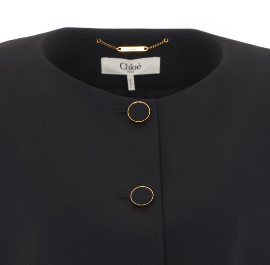 26FW 끌로에 수트 자켓 CH26AVE24067 001 BLACK - CHLOE