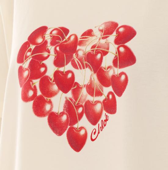 26FW 끌로에 반팔 티셔츠 CH26AJH41880 107 WHITE - CHLOE