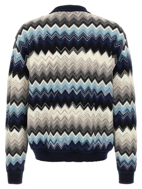  미소니 스웨터 미쏘니 울 가디건 멀티컬러 - MISSONI