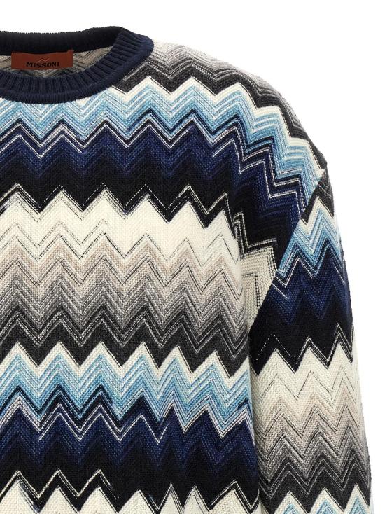  미소니 스웨터 미쏘니 울 가디건 멀티컬러 - MISSONI