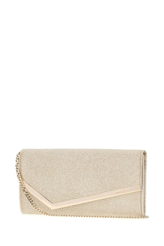 26FW 지미추 클러치/파우치 EMMIEDGZ PLATINUM ICE - JIMMY CHOO