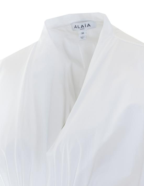 26FW 알라이아 미디 원피스 AA9R3141T611D 000 White - ALAIA
