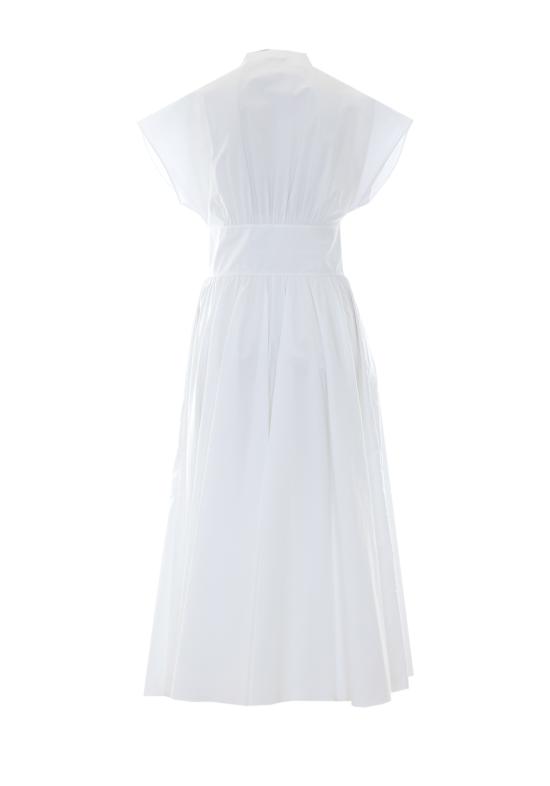 26FW 알라이아 미디 원피스 AA9R3141T611D 000 White - ALAIA