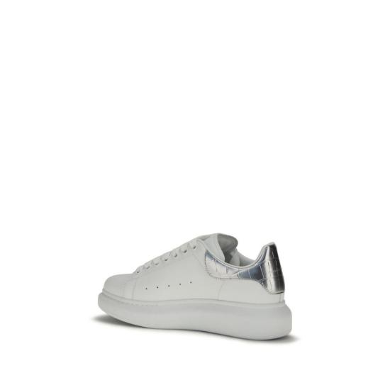 26FW 알렉산더 맥퀸 스니커즈 송아지 가죽 보스 타우러스 플랫폼  화이트 - ALEXANDER MCQUEEN