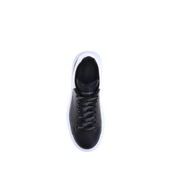  알렉산더 맥퀸 스니커즈 송아지 가죽 보스 타우러스 플랫폼  블랙 - ALEXANDER MCQUEEN