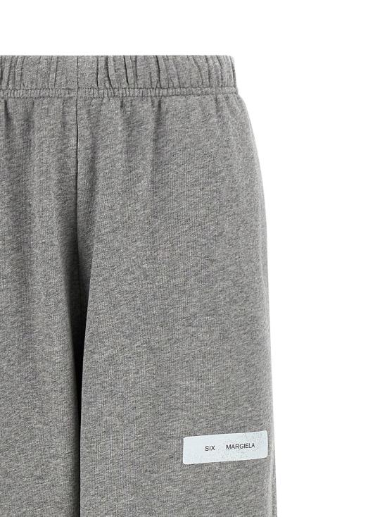  MM6 메종마르지엘라 스트레이트 팬츠 Mm6 메종 마르지엘라 코튼 조거 팬츠 그레이 - MM6 MAISON MARGIELA