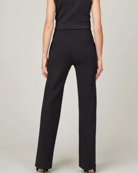  스팽스 스트레이트 팬츠 와이드 레그 퍼펙트 팬츠 클래식 블랙 - SPANX