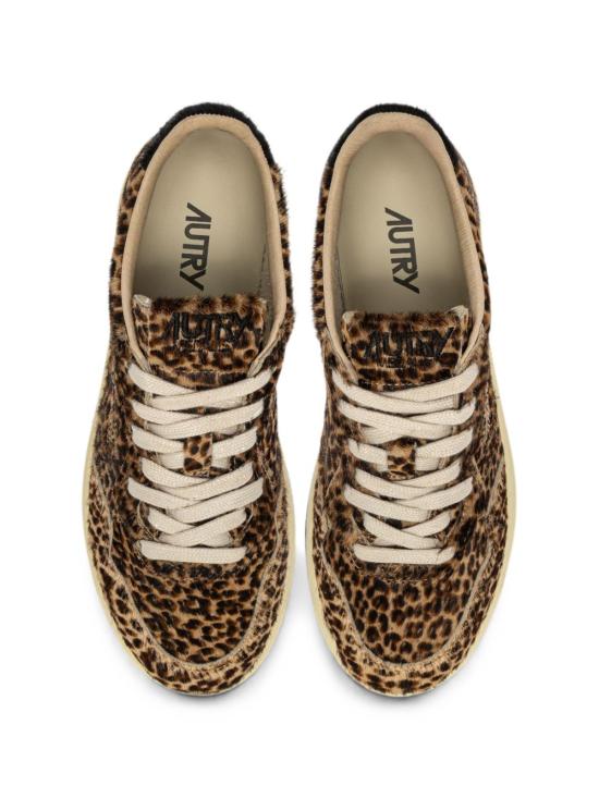 26FW 오트리 메달리스트 로우 레더 스니커즈 AULWJA04 Leopardato - AUTRY