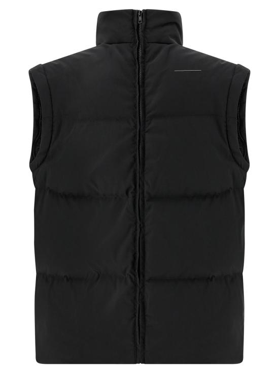  MM6 메종마르지엘라 봄버 자켓 Mm6 메종 마르지엘라 풀랭스 다운 재킷 블랙 - MM6 MAISON MARGIELA