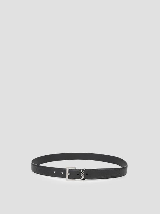 26SS 생로랑 모노그램 벨트 634440BRM0E 1000 - SAINT LAURENT