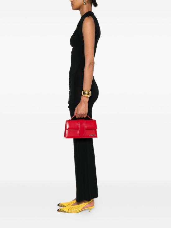 26FW 자크뮈스 라지 밤비노 크로스바디 플랩 백 BAW00007 AC18A01 470 Red - JACQUEMUS