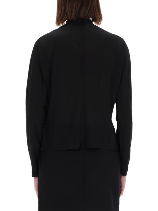 25FW 베르사체 탑 79HAL204 J0245899 Black - VERSACE