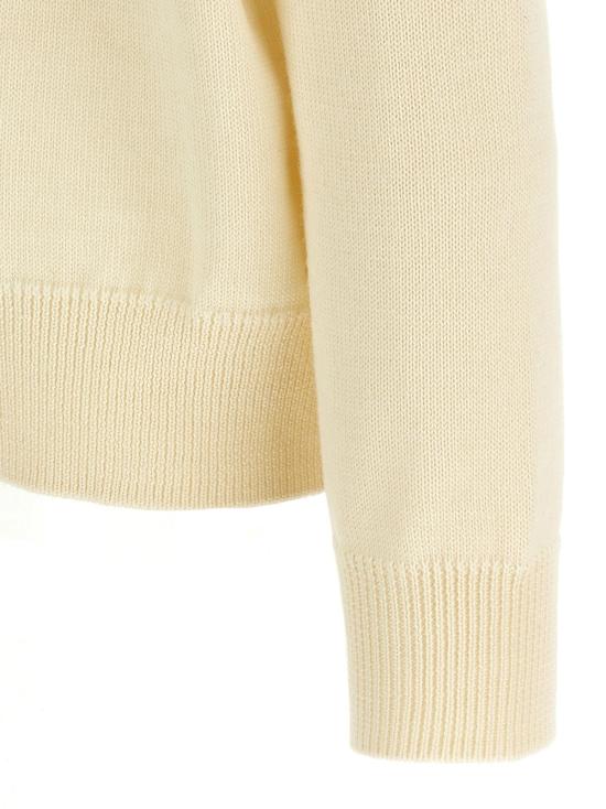  질샌더 스웨터 질 샌더 울 가디건 화이트 - JIL SANDER