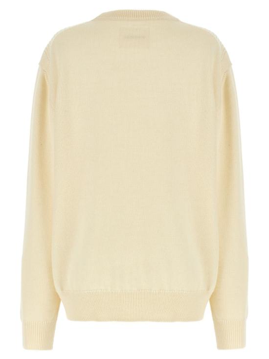  질샌더 스웨터 질 샌더 울 가디건 화이트 - JIL SANDER