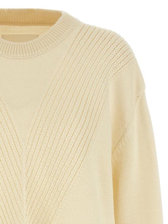  질샌더 스웨터 질 샌더 울 가디건 화이트 - JIL SANDER