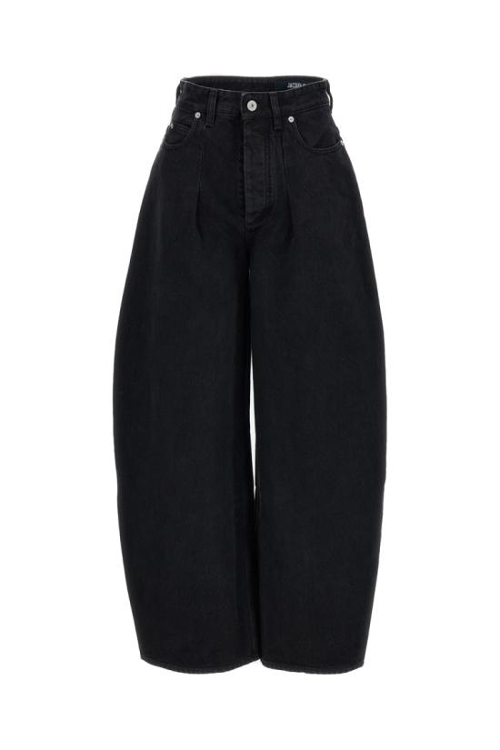 26FW 자크뮈스 더 오발로 드 님 데님 팬츠 PAW00609AD00039990 Black