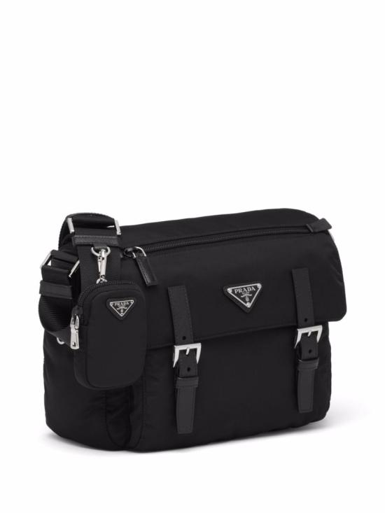 프라다 삼각로고 리나일론 메신저백 1BD953 RV44 Black - PRADA