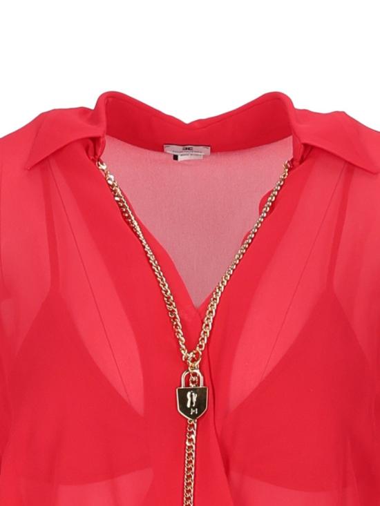 26FW 엘리자베타프랜치 탑 CB00966E2 Red - ELISABETTA FRANCHI