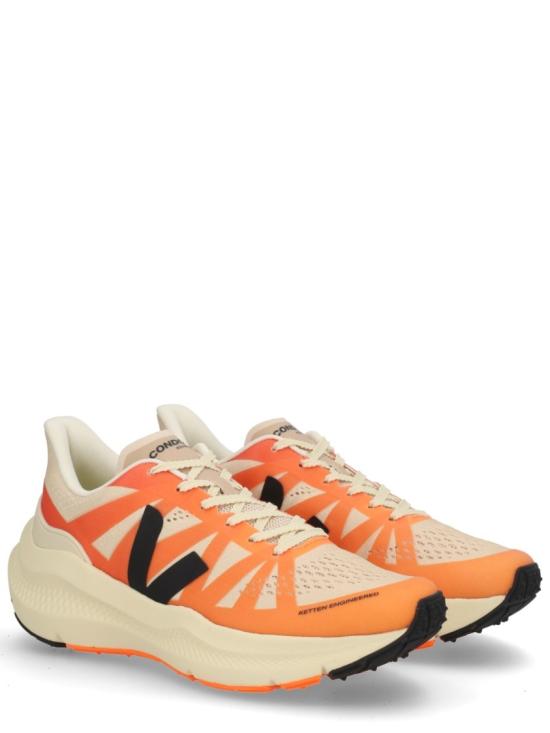 25FW 베자 스니커즈 CE2820952 ENGINEERED MESH BLACK Orange - VEJA
