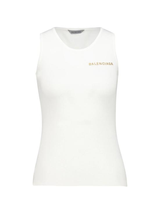 26FW 발렌시아가 탑 A000JD T3465 White