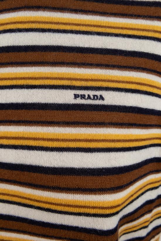 26FW 프라다 스웨터 P24F3M6220 F067K BLU BEIGE - PRADA