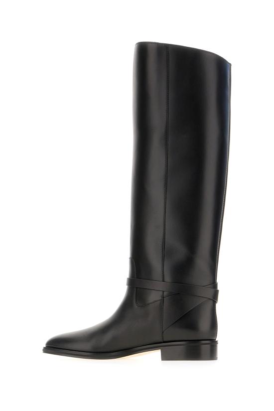 26FW 지미추 부츠 LAWTONKBFLATTKH BLACK - JIMMY CHOO