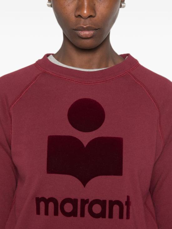 26FW 이자벨마랑에뚜왈 밀리니 코튼 스웨트셔츠 SW0160FA A1M07EBYBY BORDEAUX - ISABEL MARANT ETOILE