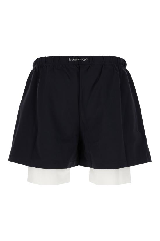 26FW 발렌시아가 숏팬츠 A000NLTUVN7 8502 NAVY WHITE - BALENCIAGA