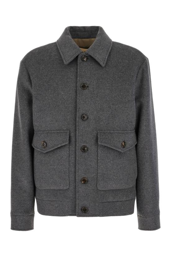 26FW 발렌티노 가라바니 자켓 9V3CJL40BJN J73 GRIGIO SCURO MELANGE