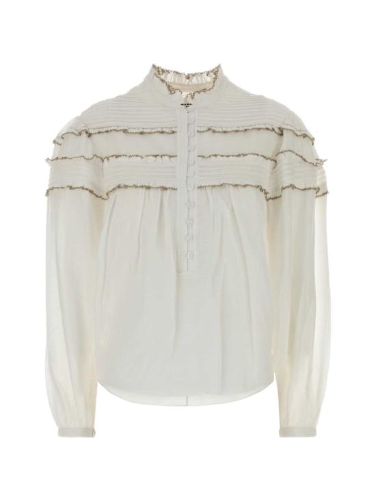 26FW 이자벨마랑에뚜왈 도안 블라우스 HT0914FB B3J04E20WH BIANCO